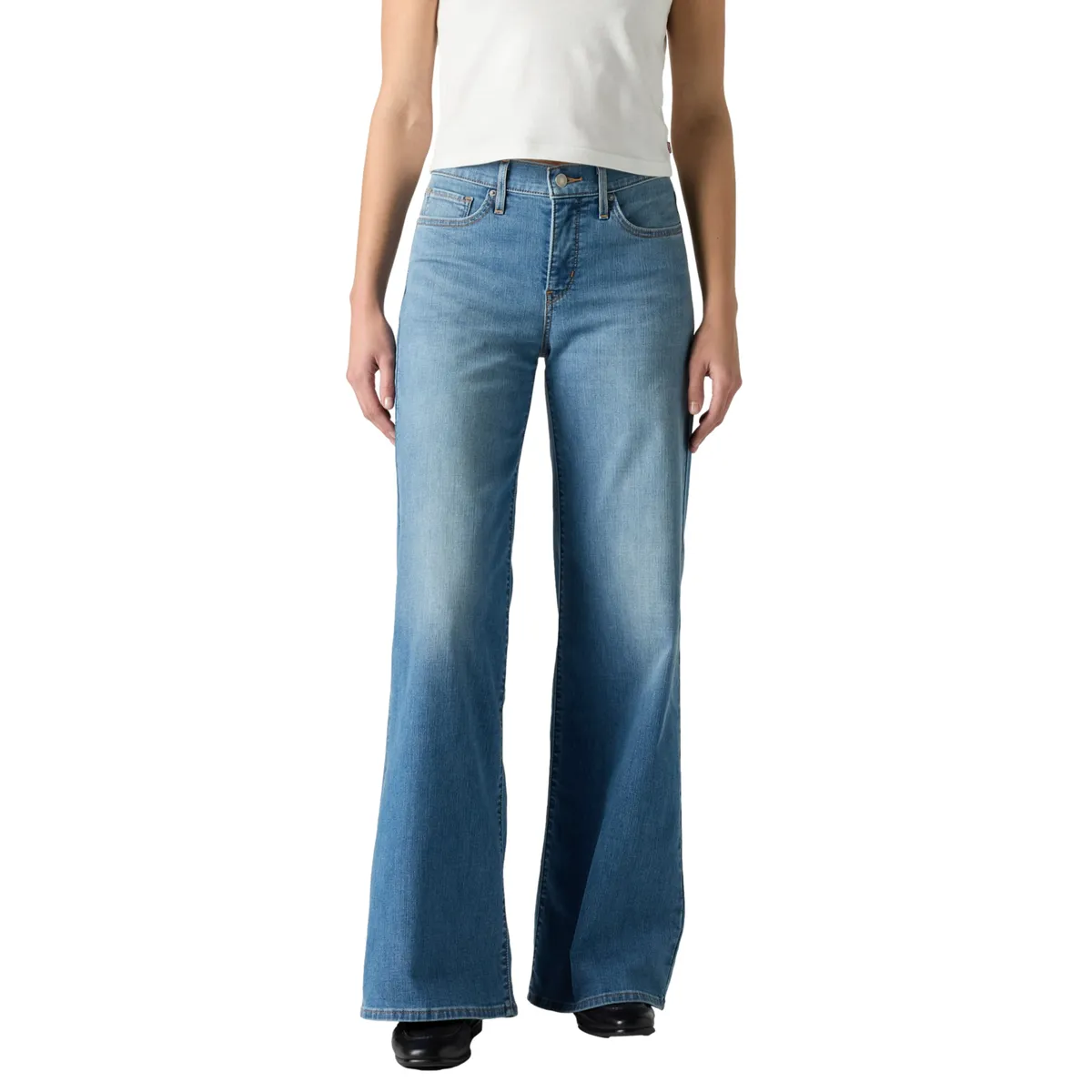 LEVIS - Jeans Mujer 318 Shaping Wide Leg Azul Levis