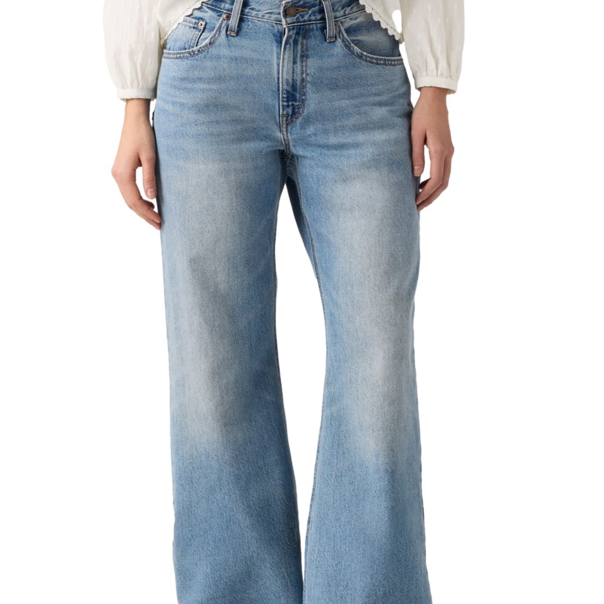 LEVIS - Jeans Mujer Loose Boot Azul Levis