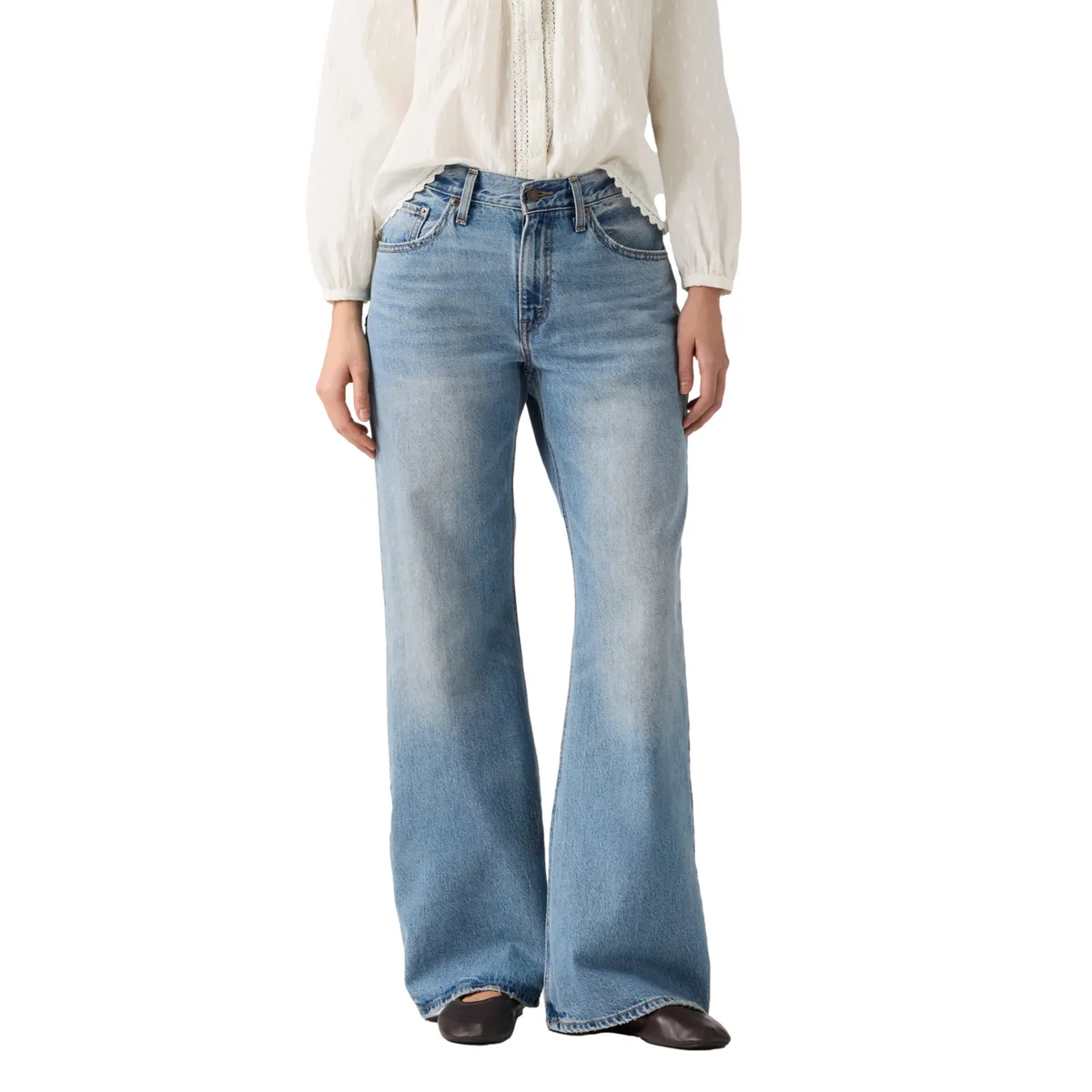 LEVIS - Jeans Mujer Loose Boot Azul Levis