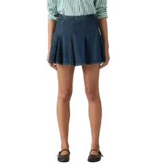 LEVIS - Falda Mujer Godet Mini Skirt Azul