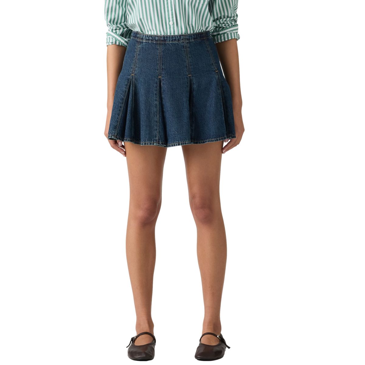 LEVIS - Falda Mujer Godet Mini Skirt Azul Levis