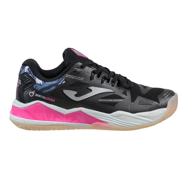 Zapatilla Padel Mujer Spin 25 Negro Negro 39