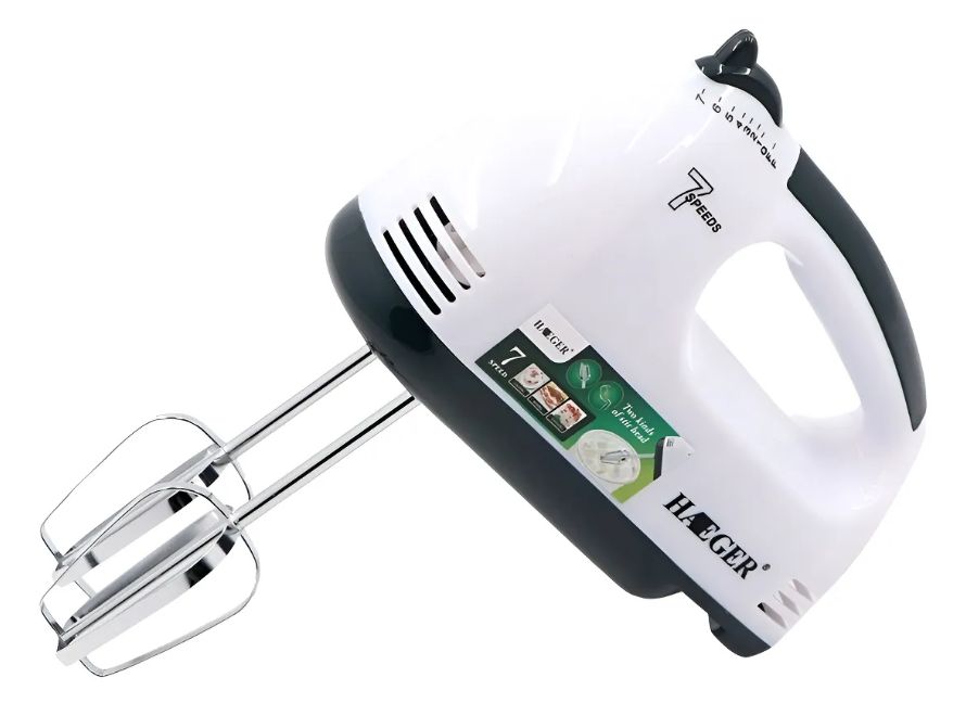 Batidora Electrica Haeger 7 Velocidades Multifunciona