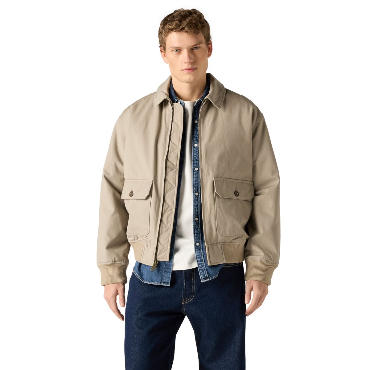 LEVIS - Chaqueta Hombre Cortland Jacket Café Levis