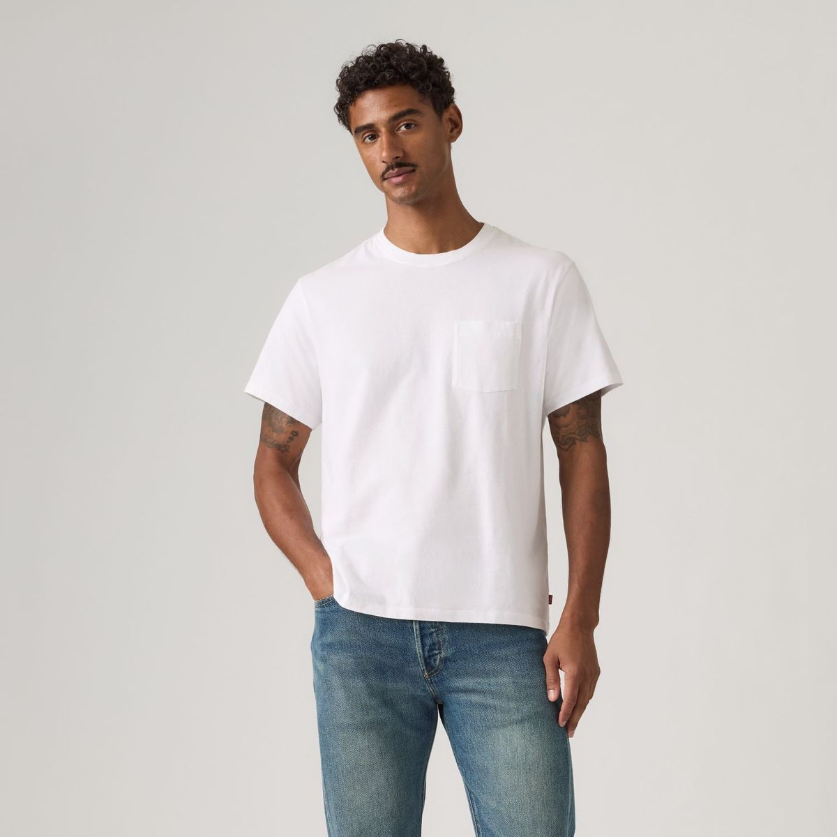 LEVIS - Polera Hombre Softee Blanco Levis