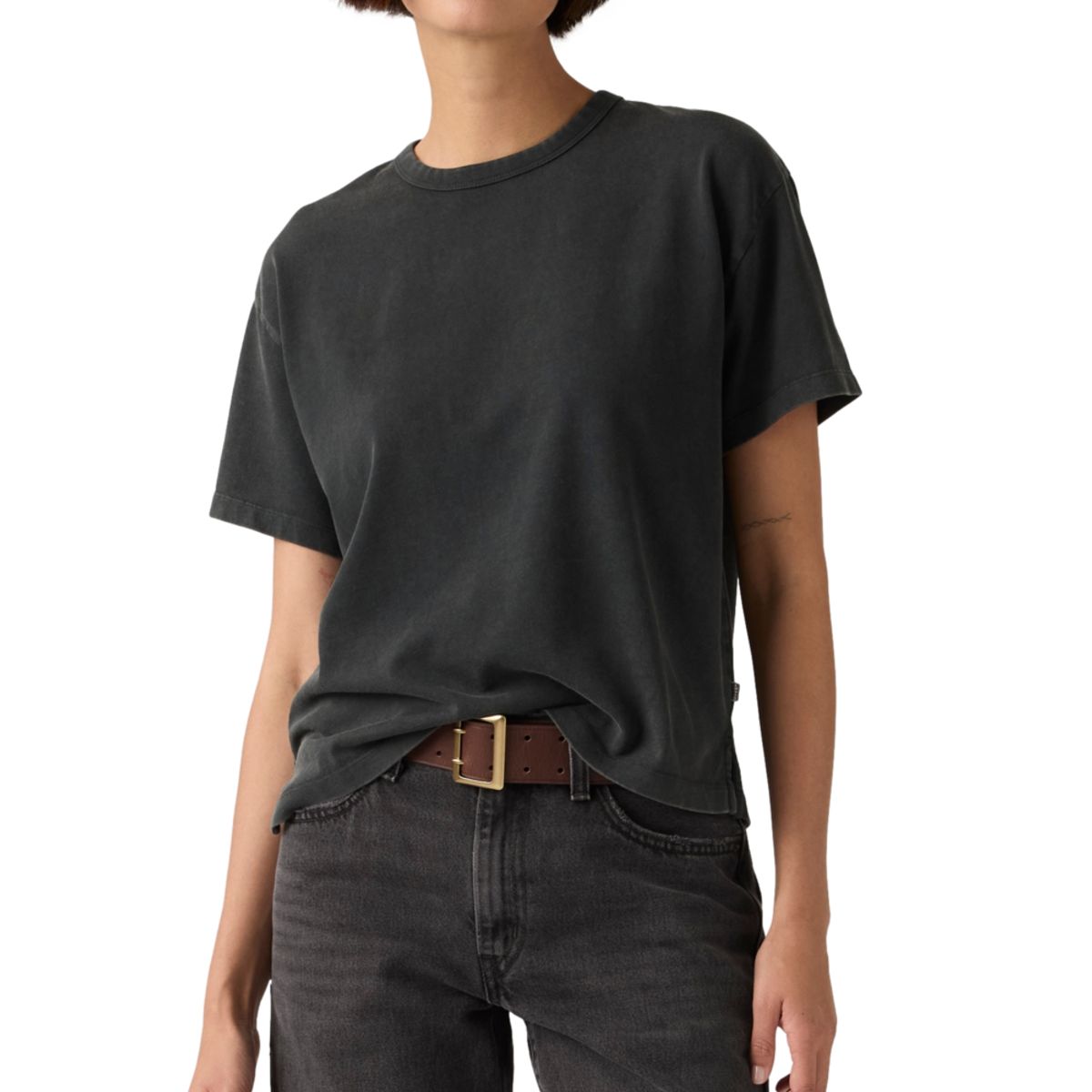 LEVIS - Polera Mujer Vintage Ss Tee Negro Levis