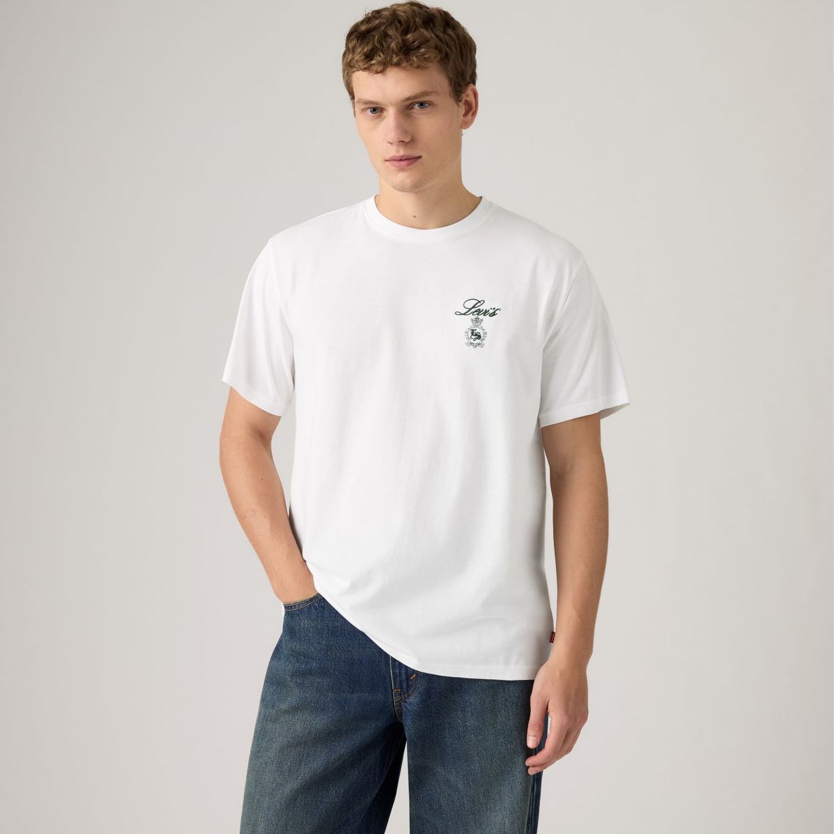 LEVIS - Polera Hombre Ss Relaxed Fit Tee Blanco Levis