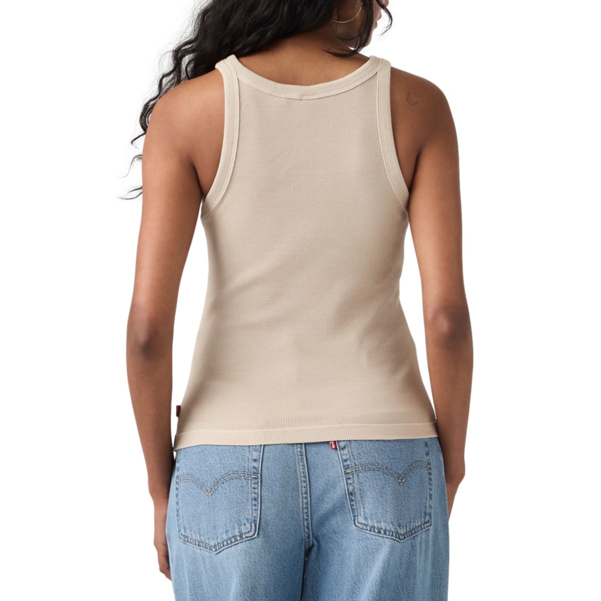 LEVIS - Polera Mujer Essential Racer Tank Gris Levis