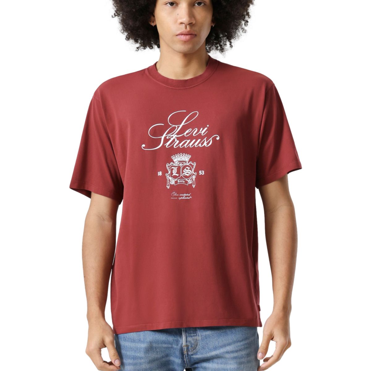 LEVIS - Polera Hombre Vintage Fit Graphic Tee Burdeo Levis