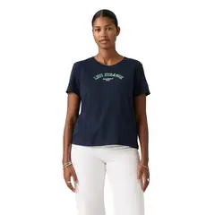LEVIS - Polera Mujer Favorite Tee Azul