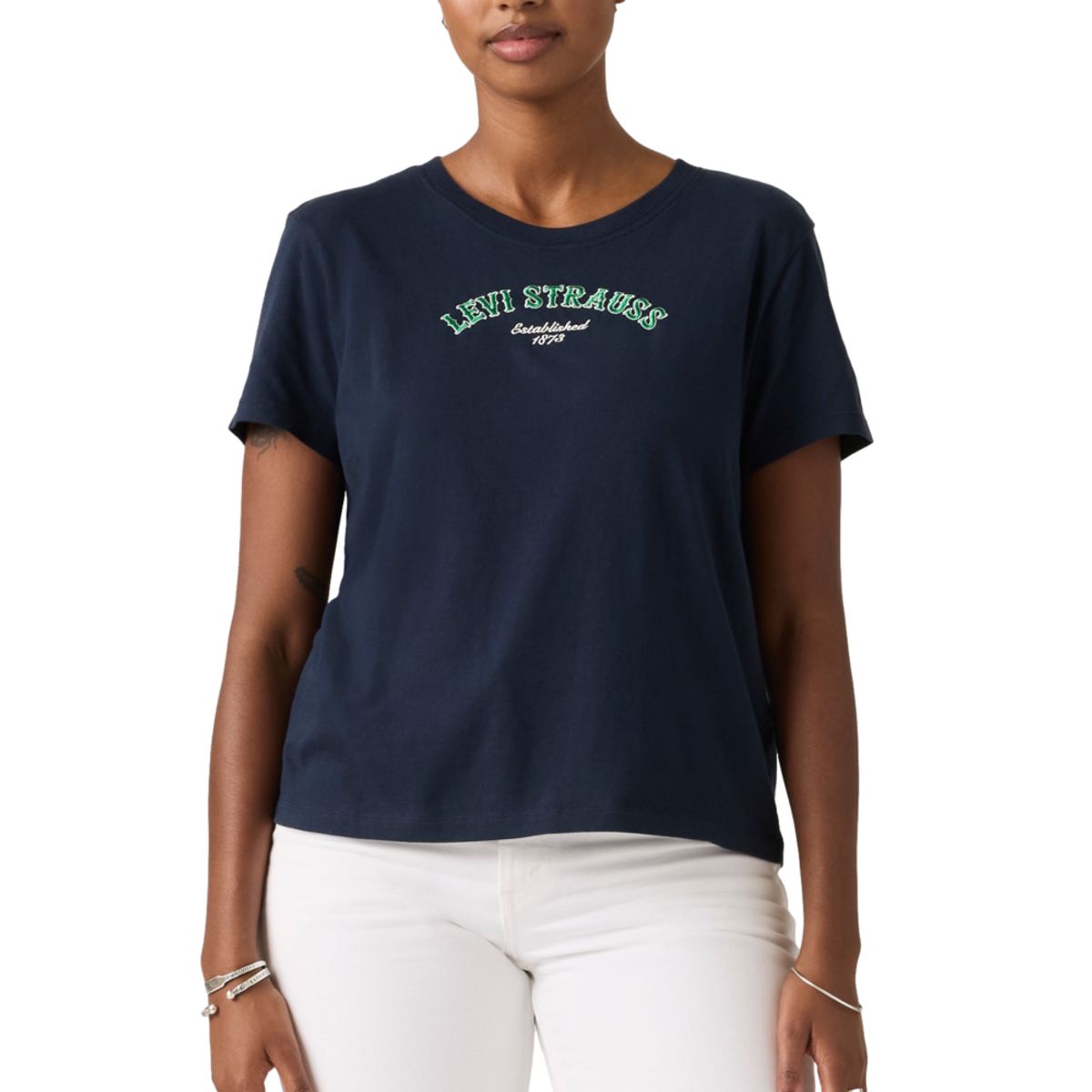 LEVIS - Polera Mujer Favorite Tee Azul Levis