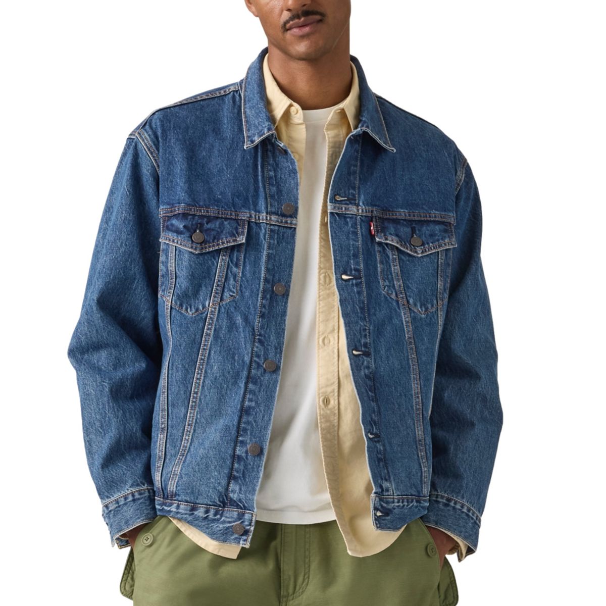 LEVIS - Chaqueta Hombre Relaxed Fit Trucker Azul Levis