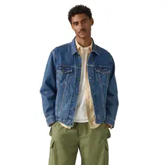 LEVIS - Chaqueta Hombre Relaxed Fit Trucker Azul