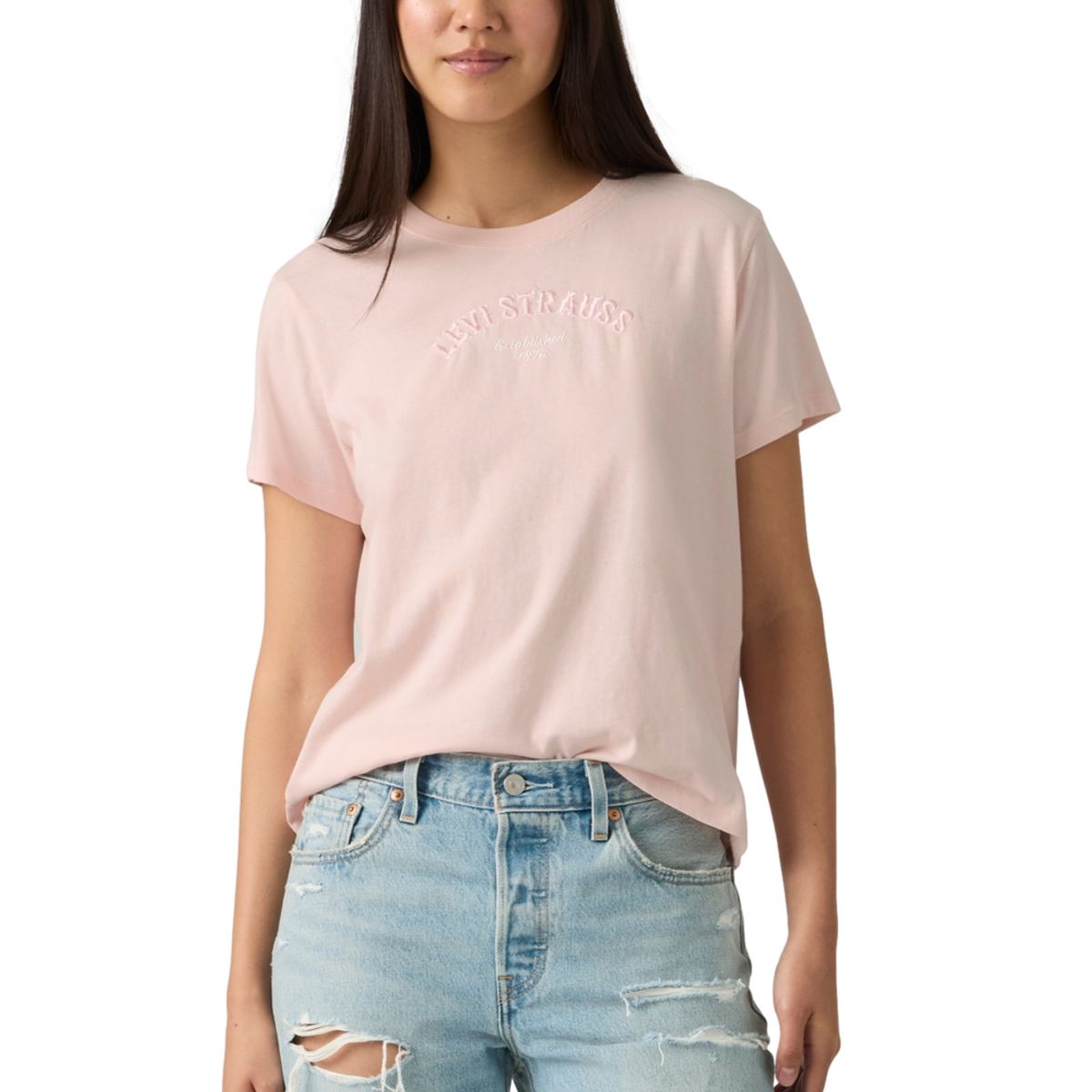 LEVIS - Polera Mujer Favorite Tee Rosado Levis