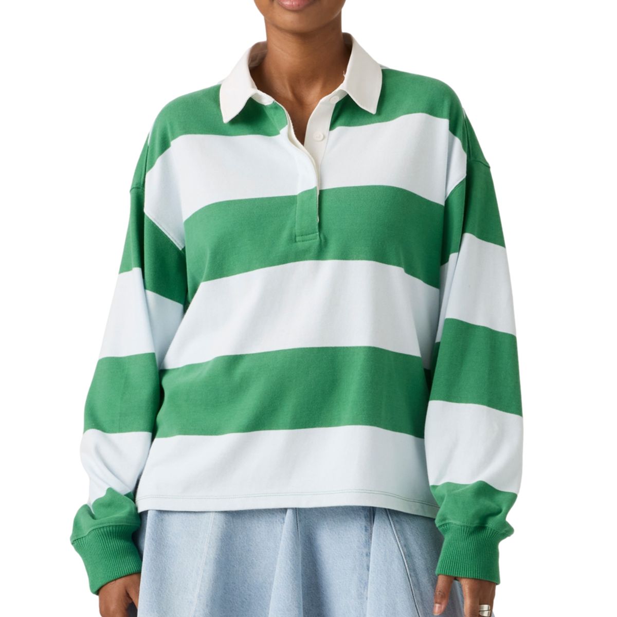 LEVIS - Polera Mujer Reenie Rugby Ls Multicolor Levis