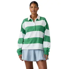 LEVIS - Polera Mujer Reenie Rugby Ls Multicolor