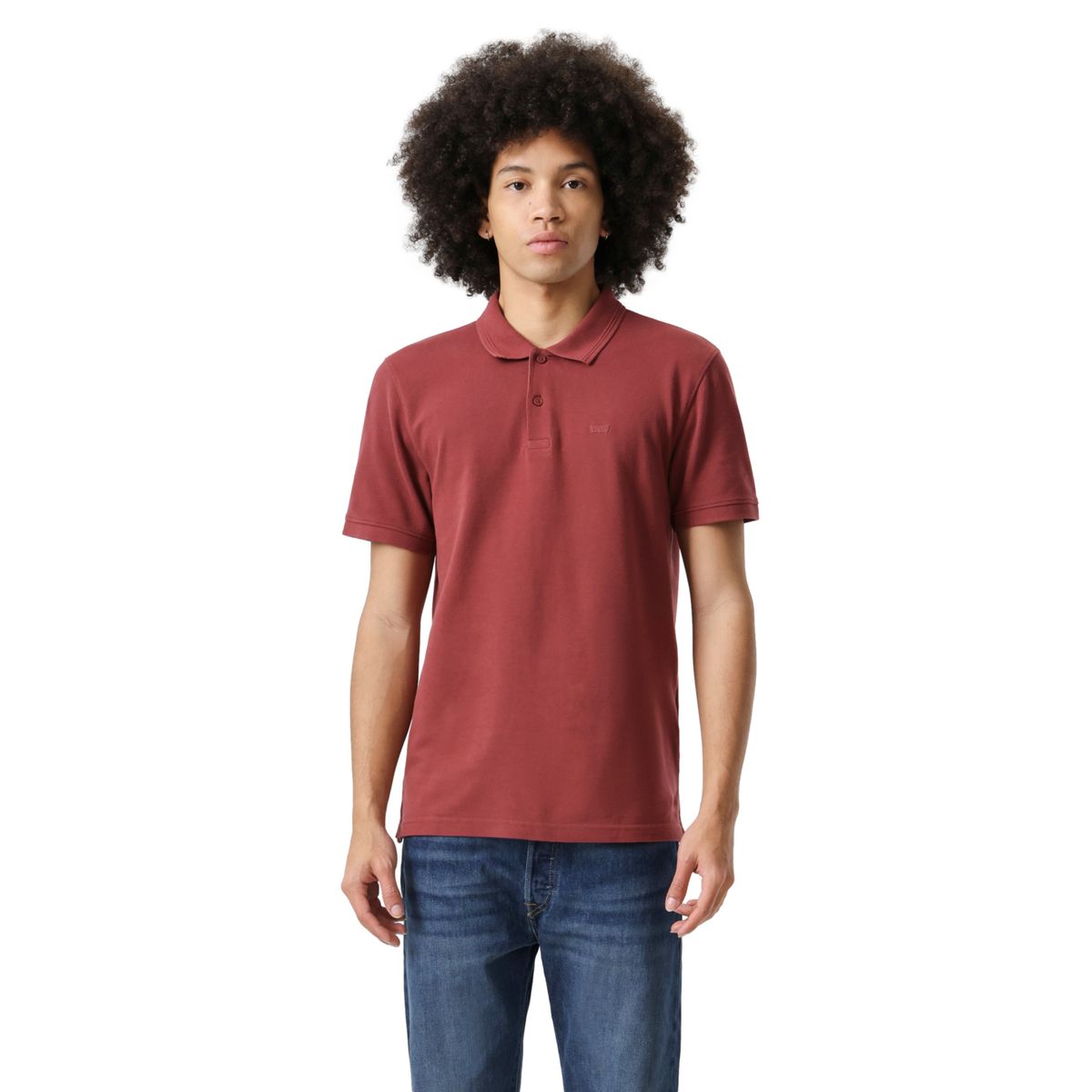 LEVIS - Polera Hombre Icon Polo Burdeo Levis