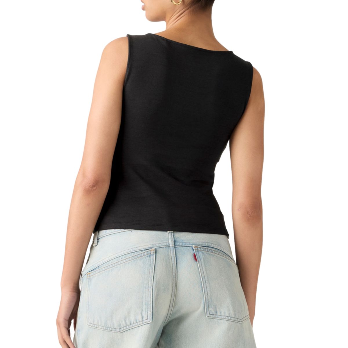 LEVIS - Polera Mujer Blair Sl Boatneck Negro Levis