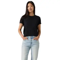 LEVIS - Polera Mujer Favorite Cotton Tee Negro