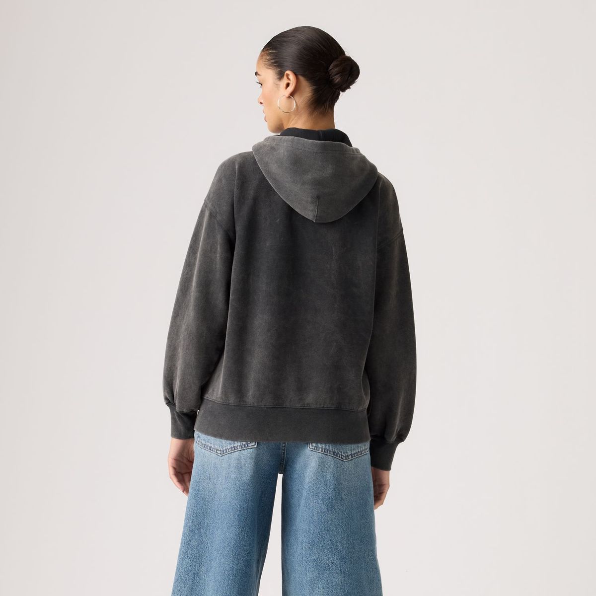 LEVIS - Polerón Mujer Vintage Oversized Hoodie Negro Levis