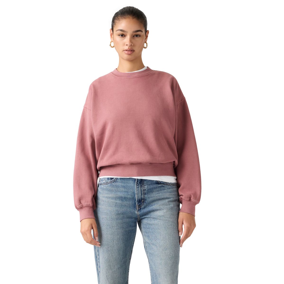 LEVIS - Polerón Mujer Vintage Boxy Rosado Levis