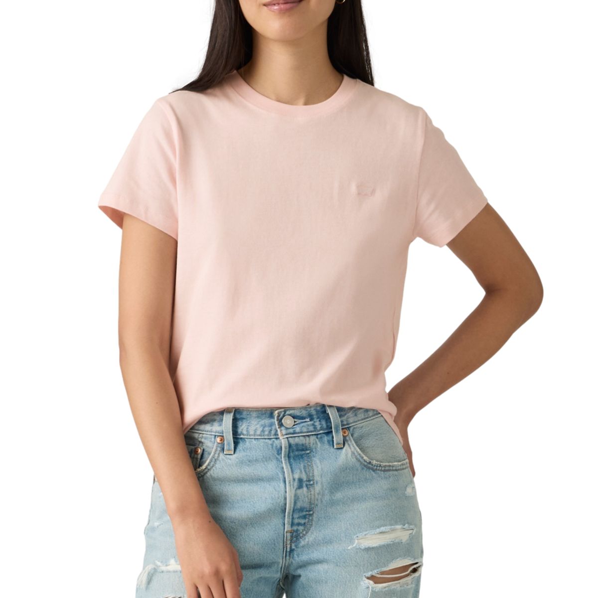 LEVIS - Polera Mujer Favorite Cotton Tee Rosado Levis