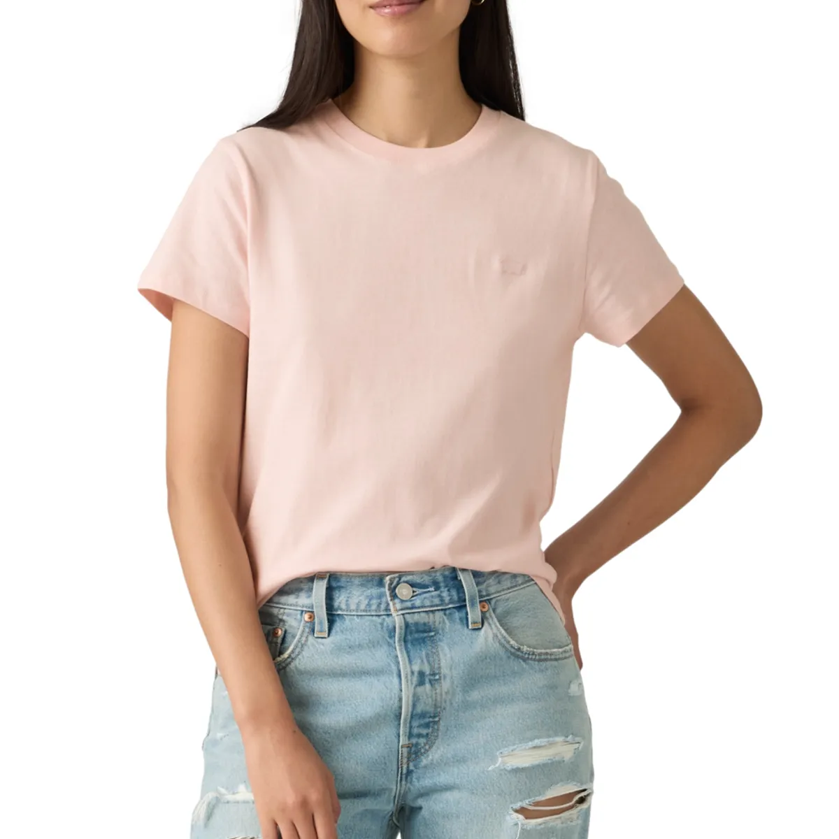 LEVIS - Polera Mujer Favorite Cotton Tee Rosado Levis