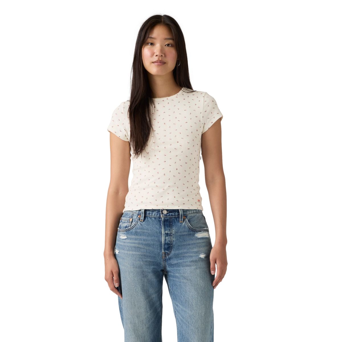 LEVIS - Polera Mujer Dry Goods Tee Rosado Levis
