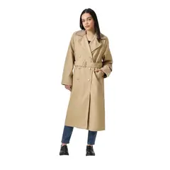 LEVIS - Chaqueta Mujer Bree Classic Long Trench Café