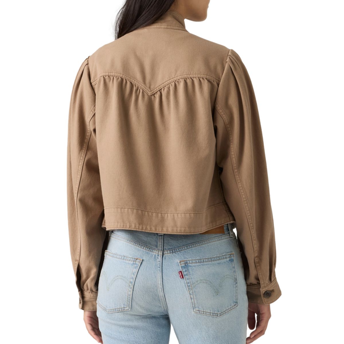 LEVIS - Chaqueta Mujer Parker Pretty Short Coat Café Levis