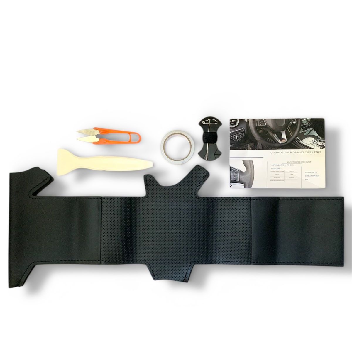 GENERICO - Funda Forro Cubre Volante Compatible Con Suzuki