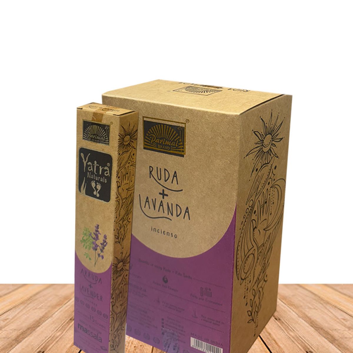 GENERICO - Incienso Yatra Naturals Ruda Lavanda 15gr