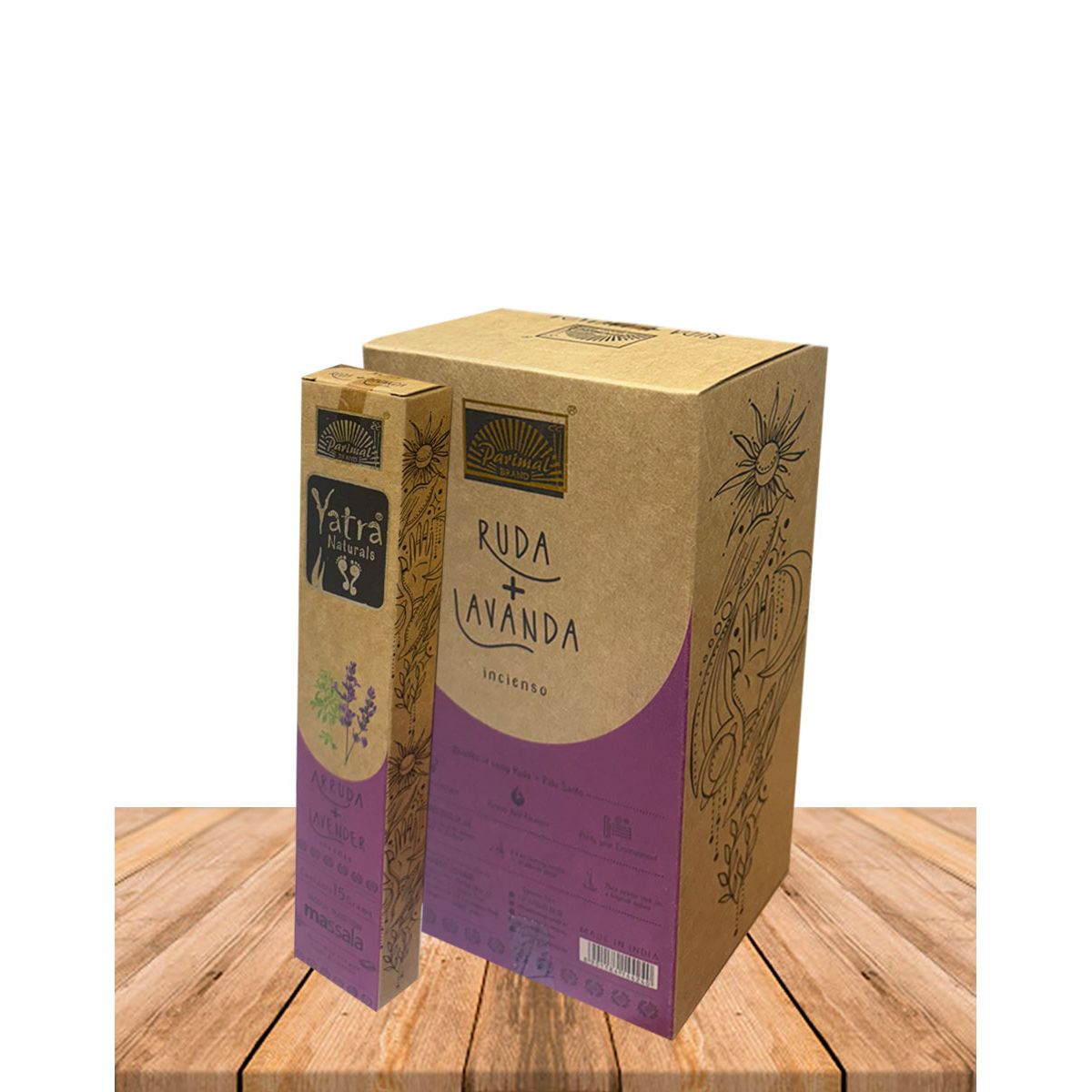 GENERICO - Incienso Yatra Naturals Ruda Lavanda 15gr