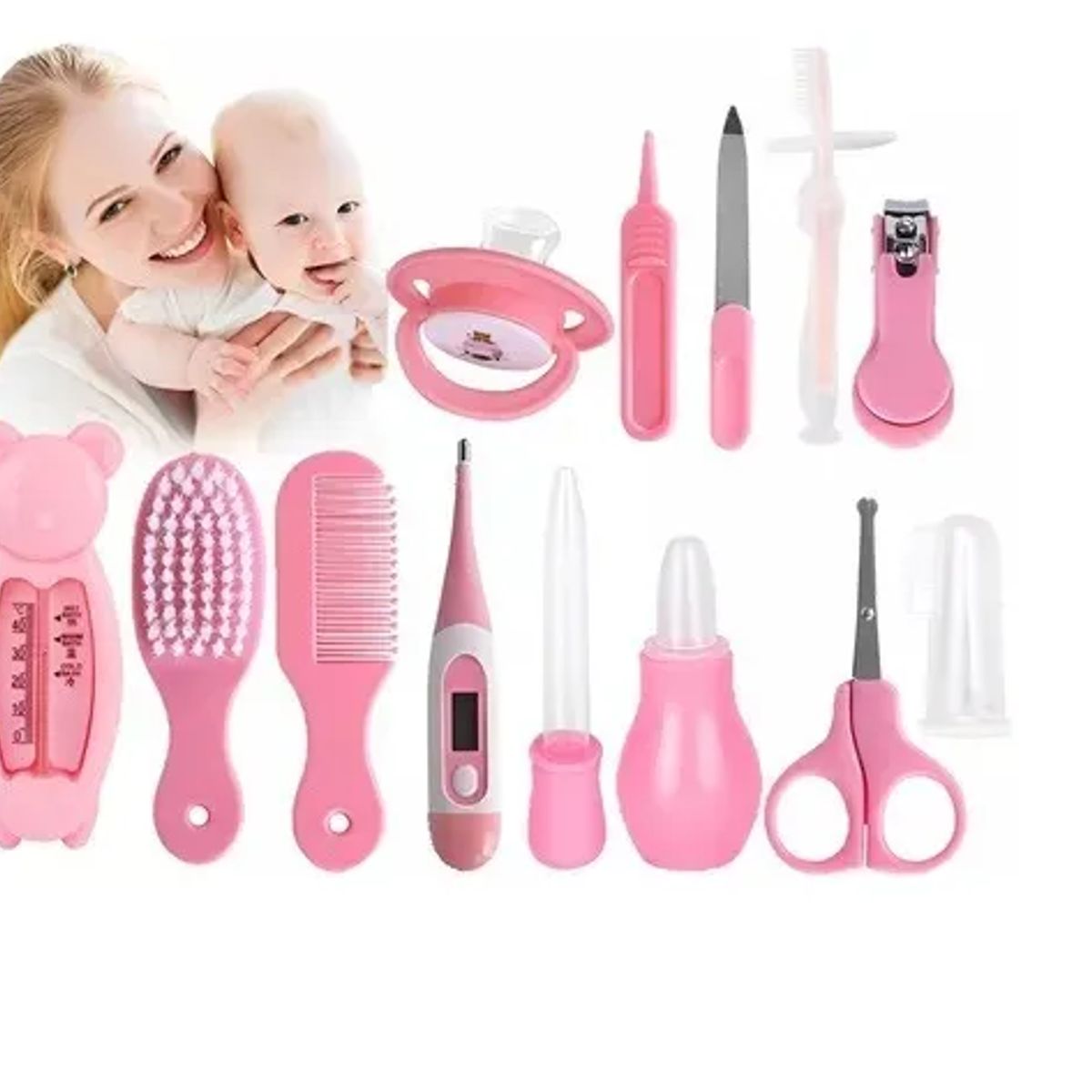 GENERICO - Kit De Aseo Higiene Y Limpieza Personal Para Bebés 13 Piezas Agregar a favoritos