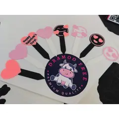 GENERICO - Adorno para magdalenas San Valentín pack de 6