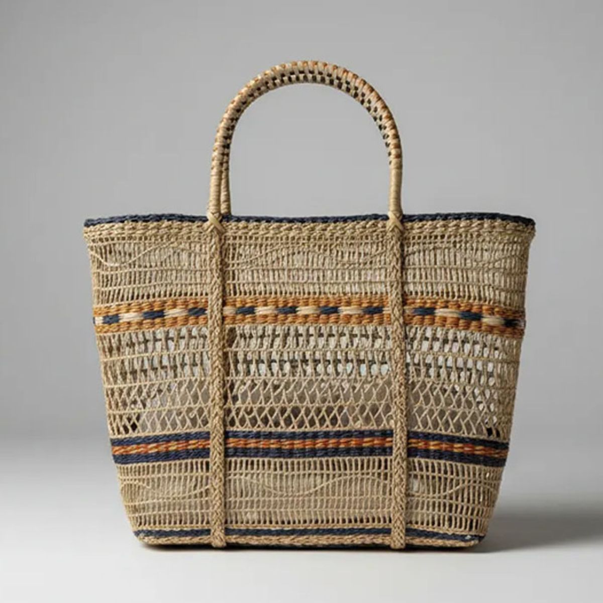 BRIC - Bolso Fibras Naturales Para Playa O Regalos