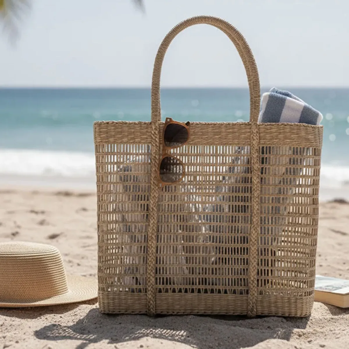 BRIC - Bolso Playero Yute Beige