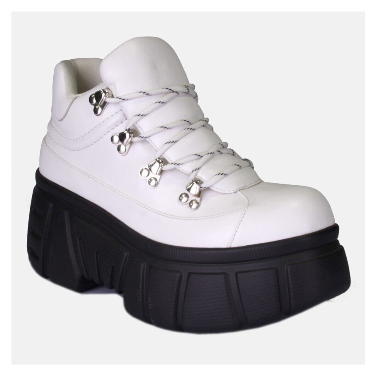 CHALADA - Zapatilla Urbana Mujer Nrock Blanco/Negro