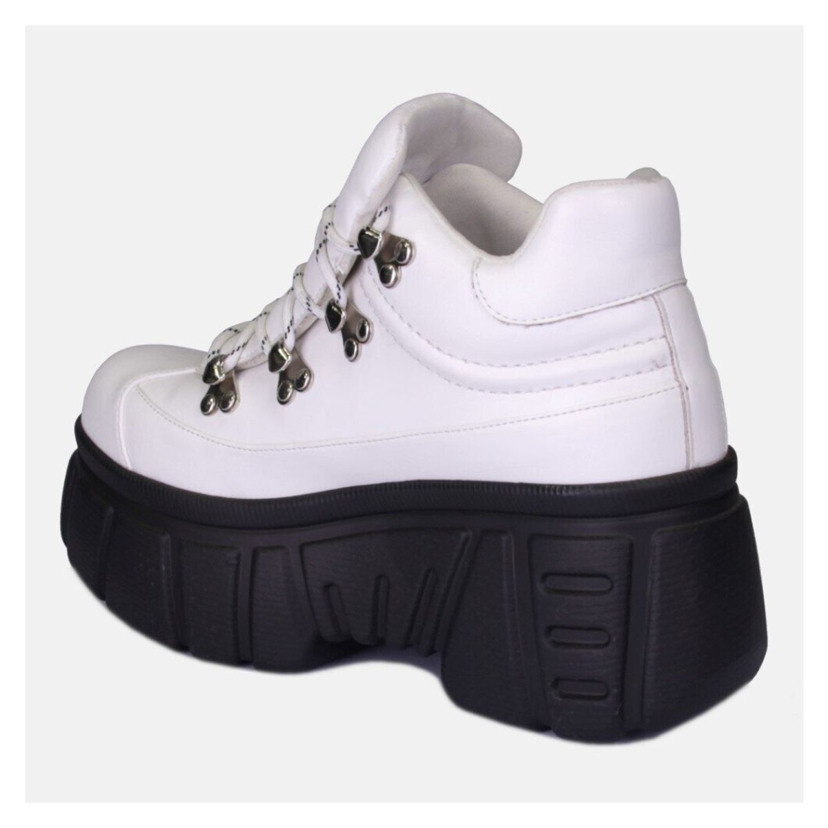 CHALADA - Zapatilla Urbana Mujer Nrock Blanco/Negro