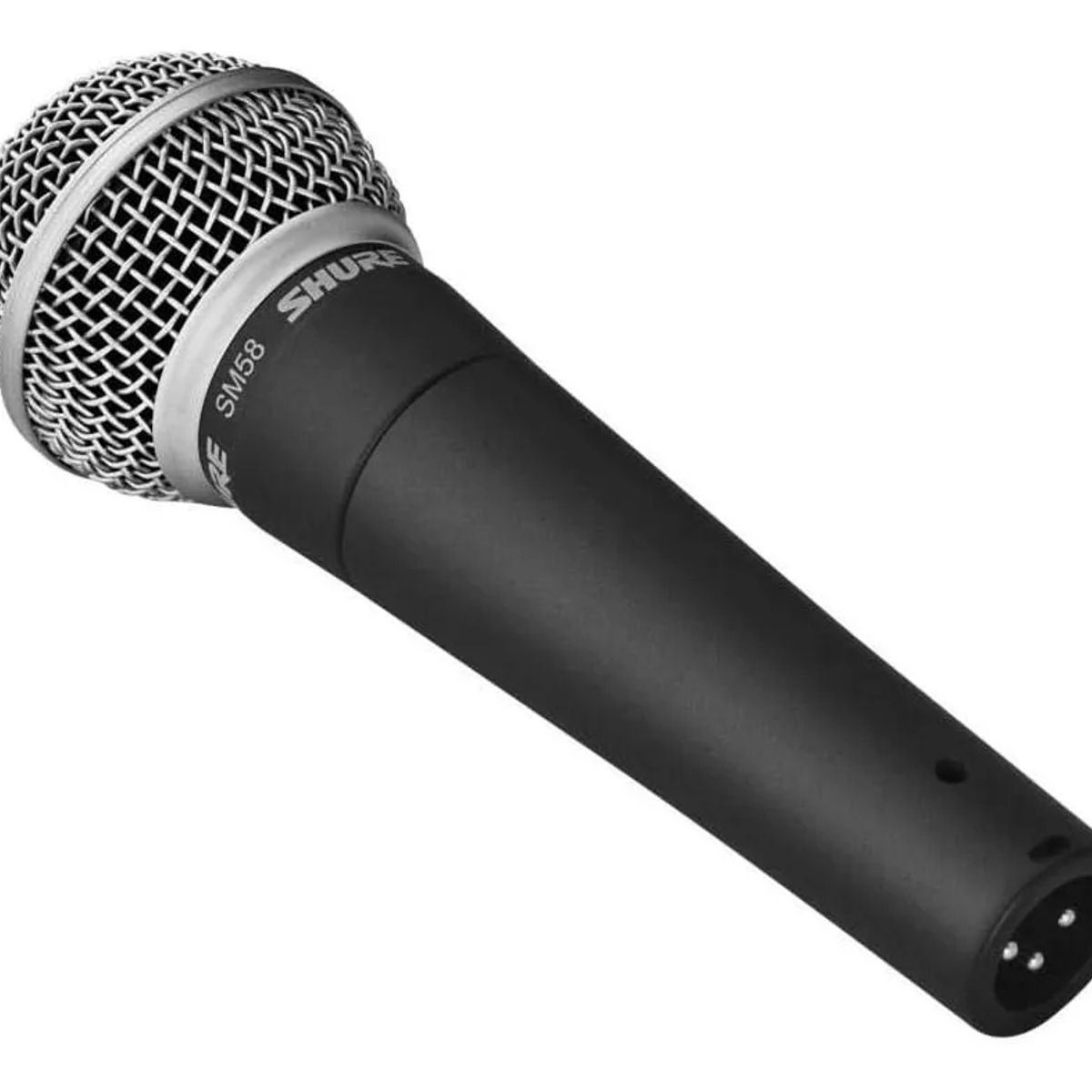 IRM - Microfono Dinamico Sm-58 Cardioide Vocal Con Cable Profesional Negro Calidad Sonido Pro FIGOIMPORT