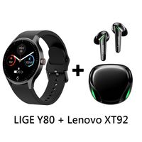 Audífonos Bluetooth XT92 y Smartwatch Y80 reloj inteligente