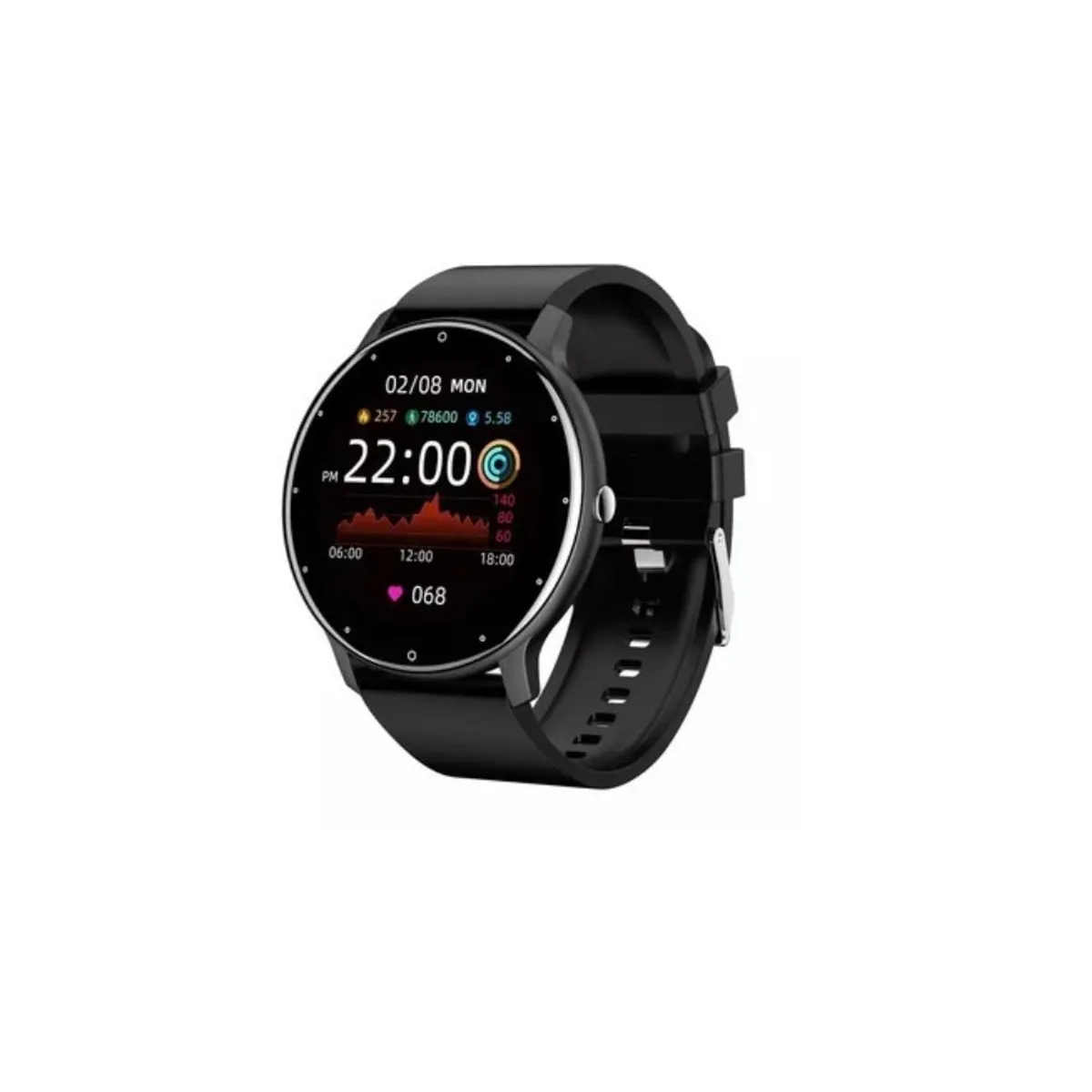 LIGE - Smartwatch LIGE ZL02 Impermeable - Negro