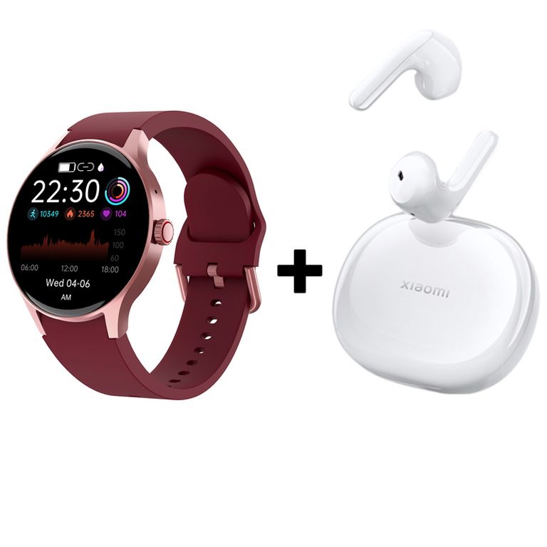 Audífonos Bluetooth Air 3 SE y Reloj Inteligente Y80