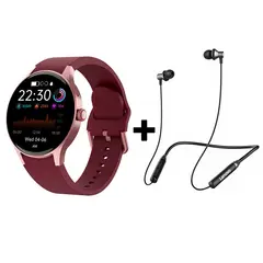 LENOVO - Audífonos Bluetooth HE05 y Reloj Inteligente Smart Watch Y80