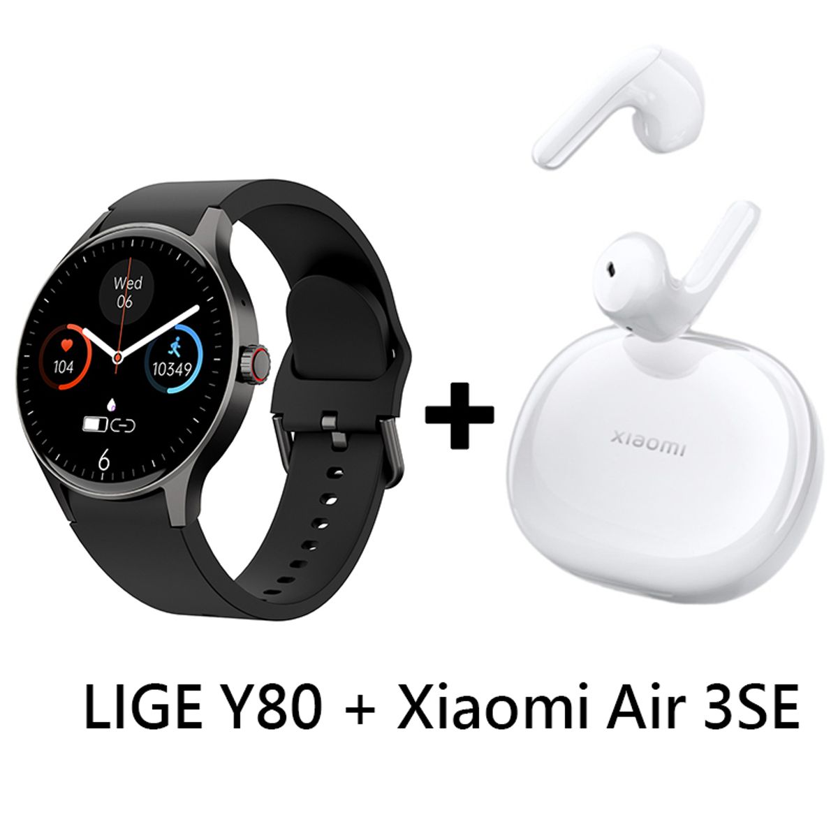 XIAOMI - Audífonos Bluetooth Xiaomi Air 3 SE y Reloj Inteligente Y80