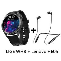 Audífonos Bluetooth HE05 y Reloj Inteligente Smart Watch WH8