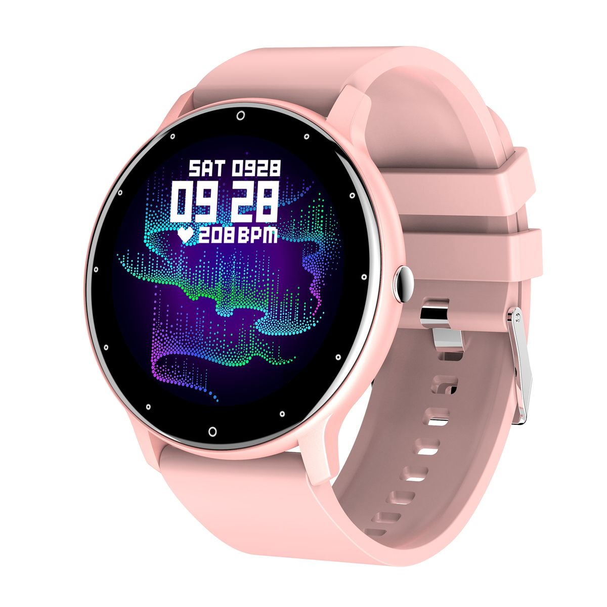 LENOVO - Audífonos Bluetooth Lenovo HT38 y Reloj Inteligente ZL02 - Rosa