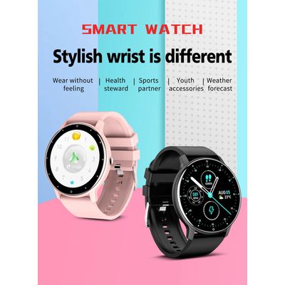 Imagen 2 del producto Audífonos Bluetooth lp40 pro de tws y toumi fit 2 watch-Rosa