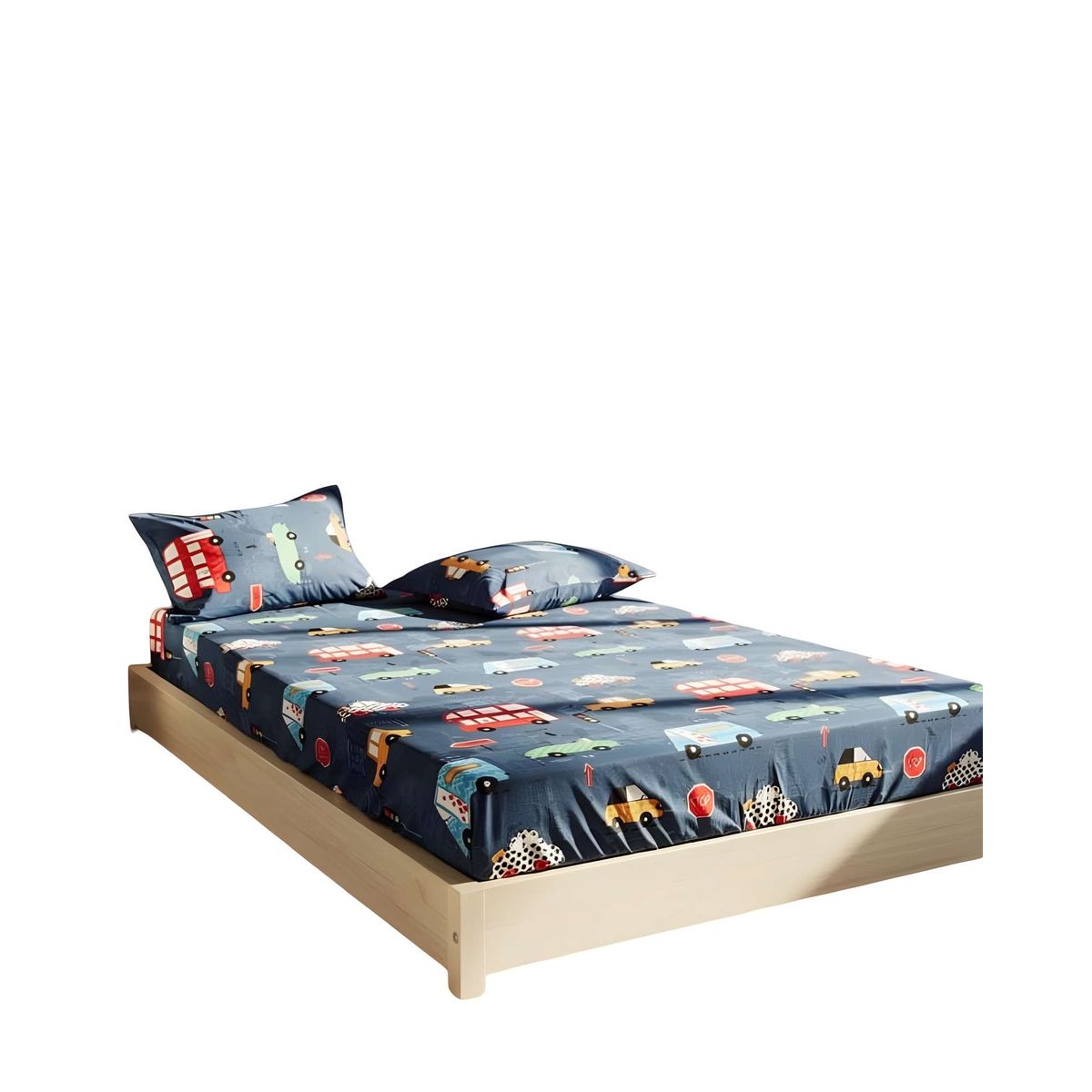 GENERICO - JUEGO DE SABANA INFANTIL DE 100 HILOS 1 PLAZA D3