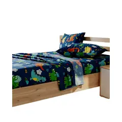 GENERICO - JUEGO DE SABANA INFANTIL DE 100 HILOS 15 PLAZAS D5